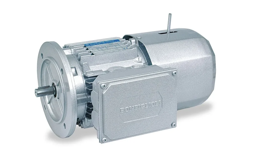 Three-phase electric brake motor for industrial use